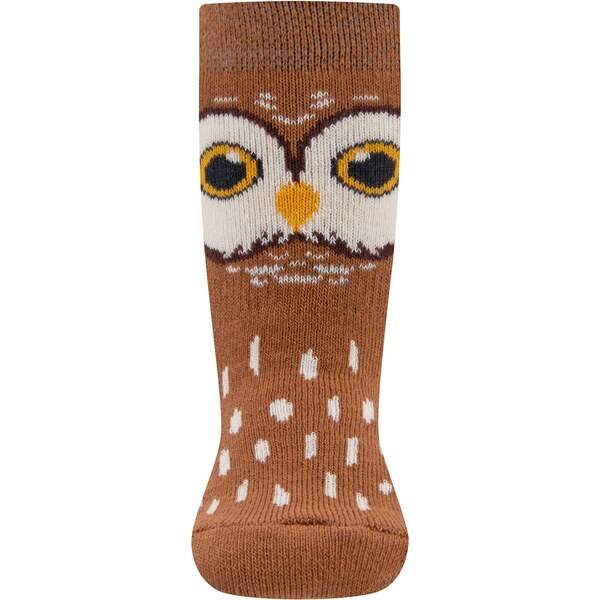 EWERS Ponožky Eule hnedá / čierna / šedobiela 61947115
