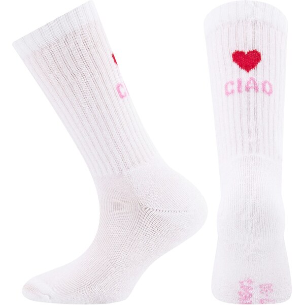 EWERS Ponožky Ciao Amore ružová / červená / biela 61947139