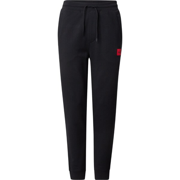 HUGO Nohavice Doak svetločervená / čierna 52327154