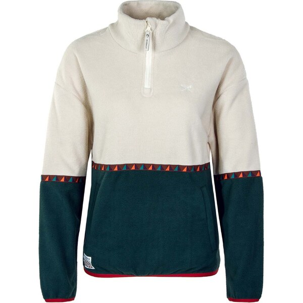 Iriedaily Sveter Holina zelená / červená / šedobiela 14691337