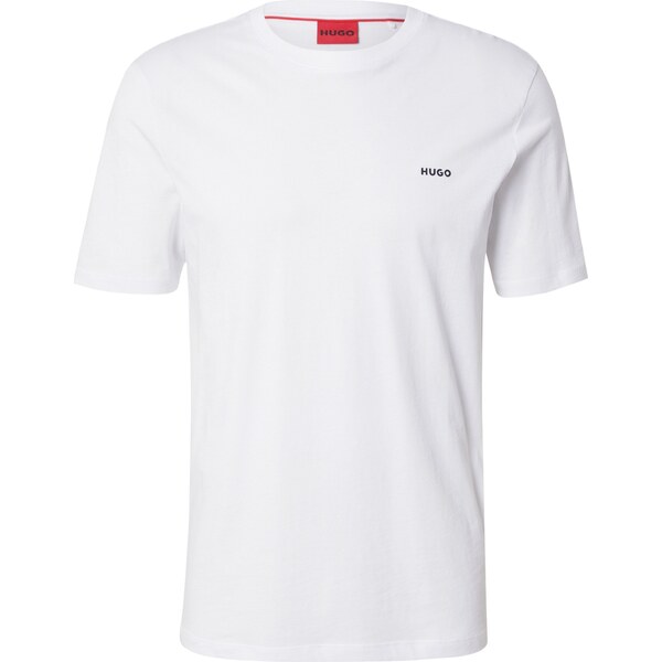 HUGO Tričko Dero tmavomodrá / biela 29731812