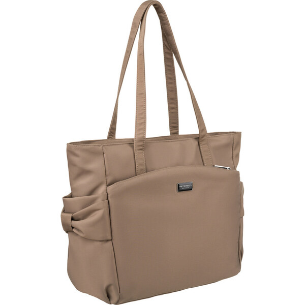 Peterson Béžová dámska priestranná shopper kabelka PTN CTY-15 61532343