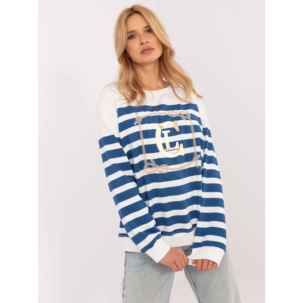 Calimera Blouse-CLM-BZ-1261.34-white-blue 64667657
