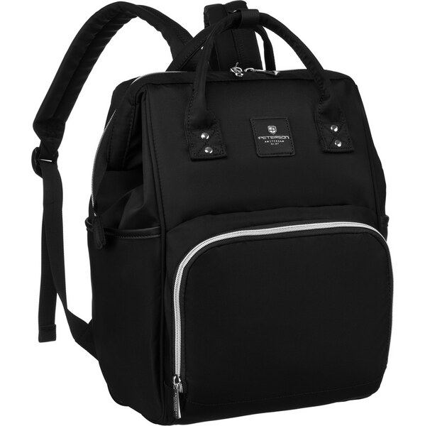 Peterson Čierny dámsky batoh s uchytením na kočík PTN MB2-5992 61532208