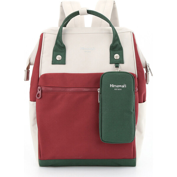 PETERSON Himawari Smotanovo-vínový dámsky batoh s praktickým púzdrom 65151761