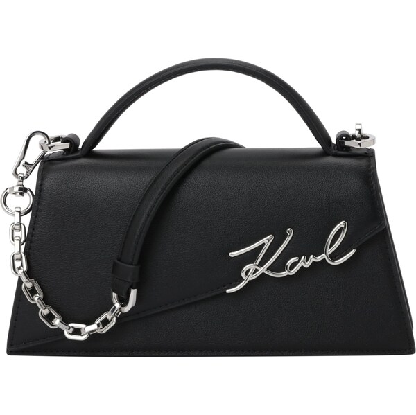 Karl Lagerfeld Taška cez rameno čierna / strieborná 62224785