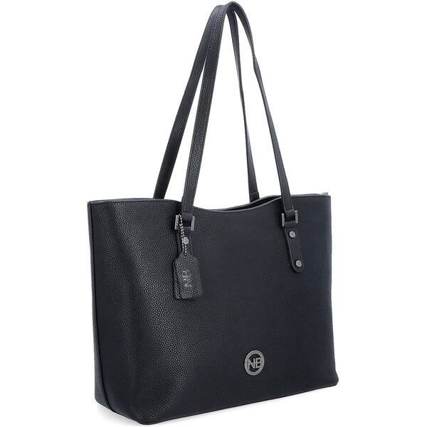 Kožená kabelka cez rameno Noelia Bolger čierna NB 3010 C 64020250