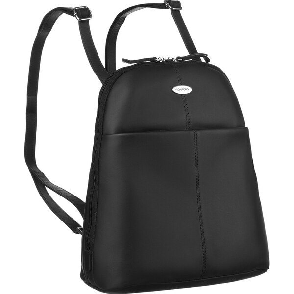 Rovicky čierny dámsky kožený plecniak R-311-22-NS 52673462