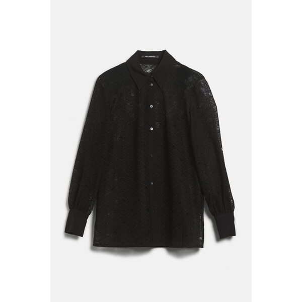 BLÚZKA KARL LAGERFELD FAN LACE EVENING BLOUSE 61377351