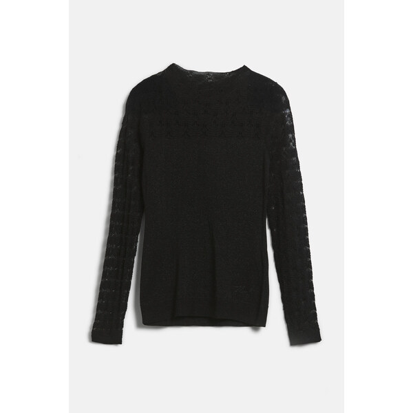 SVETER KARL LAGERFELD FAN LACE LONG SLEEVE 61377354