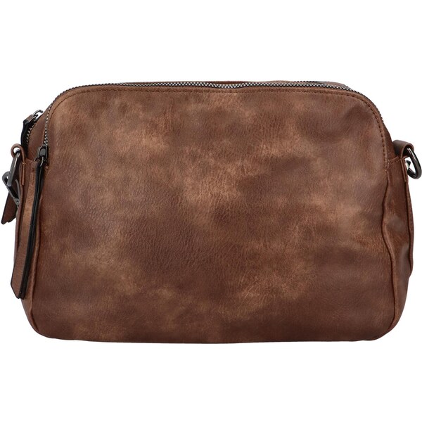 Dámska crossbody kabelka tmavo hnedá - Paolo bags Erianes hnedá 52600719