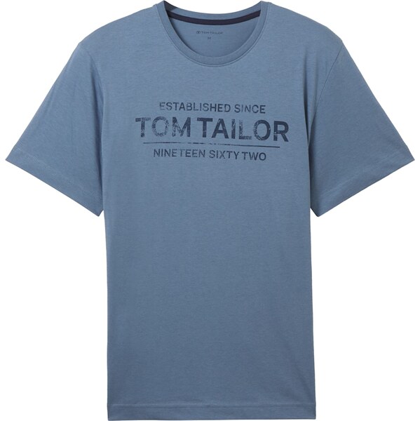 TOM TAILOR Tričko námornícka modrá / zafírová 61983710