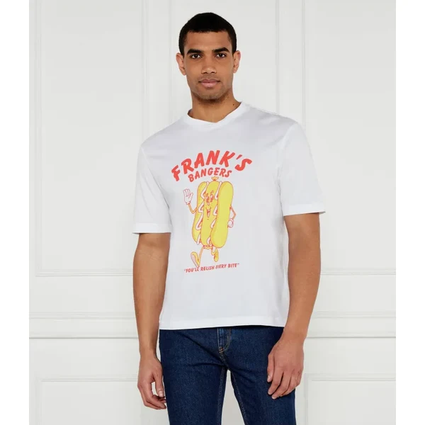 Hugo Blue Tričko Nugotacos | Regular Fit 61422976