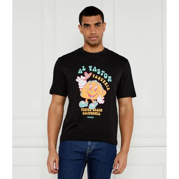 Hugo Blue Tričko Nugotacos | Regular Fit 61427774