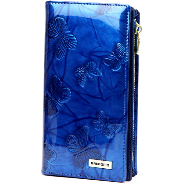Dámska kožená peňaženka Gregorio modrá KZ55168 62178804