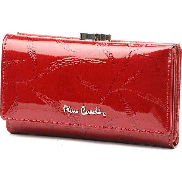 Dámska kožená peňaženka Pierre Cardin červená KZ19146 62178857