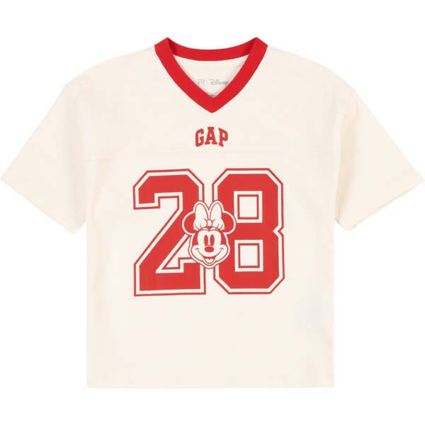 GAP Tričko krvavo červená / biela 62693352