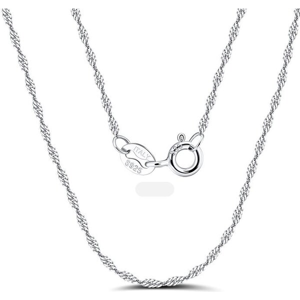 MAJYA Strieborná retiazka ALAN 60 cm | šírka 1,5 mm 11398 64582337