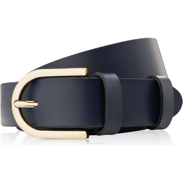 Paolo Peruzzi Dámsky kožený opasok 100 cm | tmavomodrá PG-01-DBZ-100 61469436