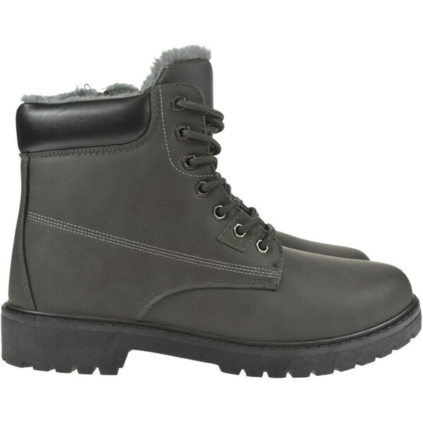 JUST MAZZONI Pánske tmavosivé zateplené čižmy HUGO 61114861