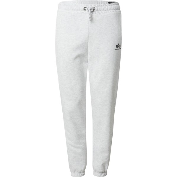 ALPHA INDUSTRIES Nohavice sivá melírovaná / čierna 61507280