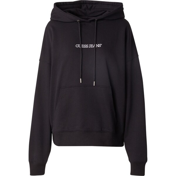 GUESS JEANS Mikina čierna / biela 61758051