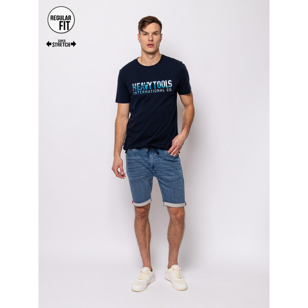 Heavytools Pánske Krátke nohavice WOOL24 67187329