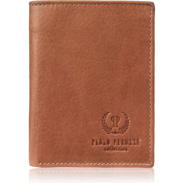 Paolo Peruzzi Pánska kožená peňaženka klasická elegantná s ochrannou 61525764