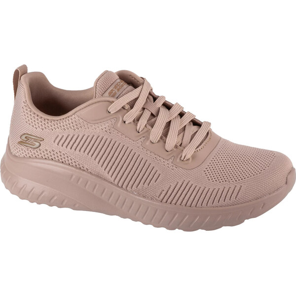 Ružové dámske tenisky Skechers Bobs Squad Chaos - Face Off 117209-NUDE 61532080