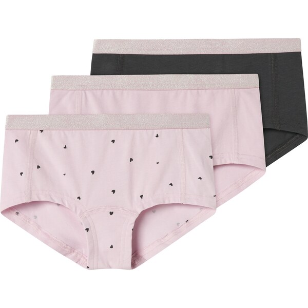 NAME IT Nohavičky antracitová / svetloružová 61625619