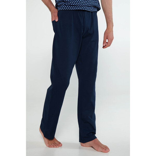 Vamp - Bavlnené pánske pyžamo so zadným vreckom 21939 - Vamp 61560020