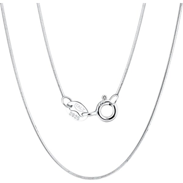 MAJYA Strieborná retiazka JUSTIN 40 cm | šírka 0,8 mm 11416 64582506