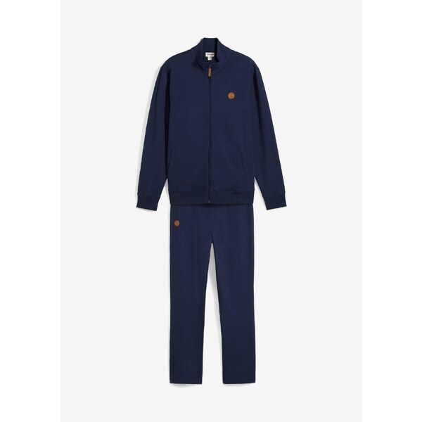 bonprix Športové oblečenie z bio bavlny (2-dielne), farba modrá 48374250