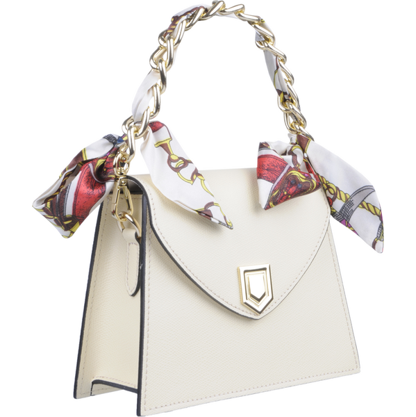 Béžová kožená talianska crossbody kabelka Virginia Beige NovaKabelka 61590932