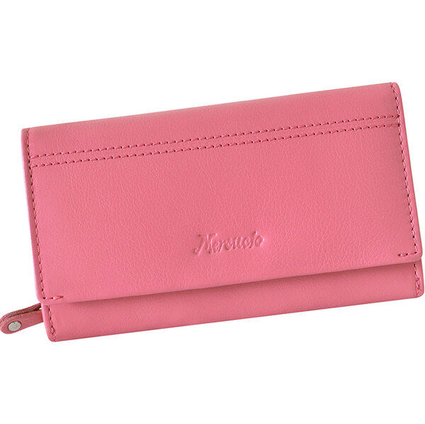 Mercucio L2511507-3 ružová kartová kožená peňaženka dámska 61590955