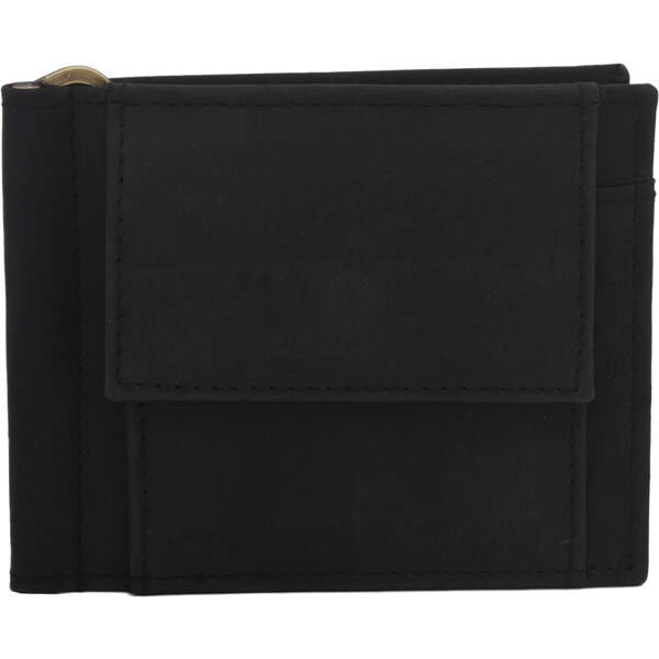 Pánska kožená peňaženka, dolárovka MERCUCIO čierna 2911809 61593751