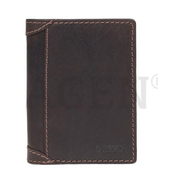 Pánska kožená peňaženka LAGEN 51146-HNEDÁ - BROWN 61593754
