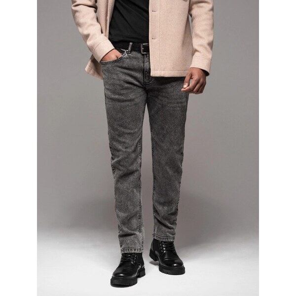 Ombre Clothing Pánske šedé rifle V4 PADP-0217 61613203