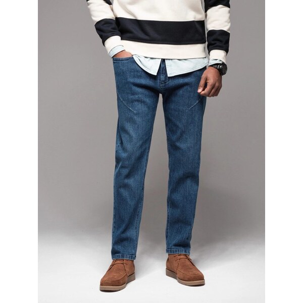 Ombre Clothing Pánske tmavo modré rifle V2 PADP-0227 61613206