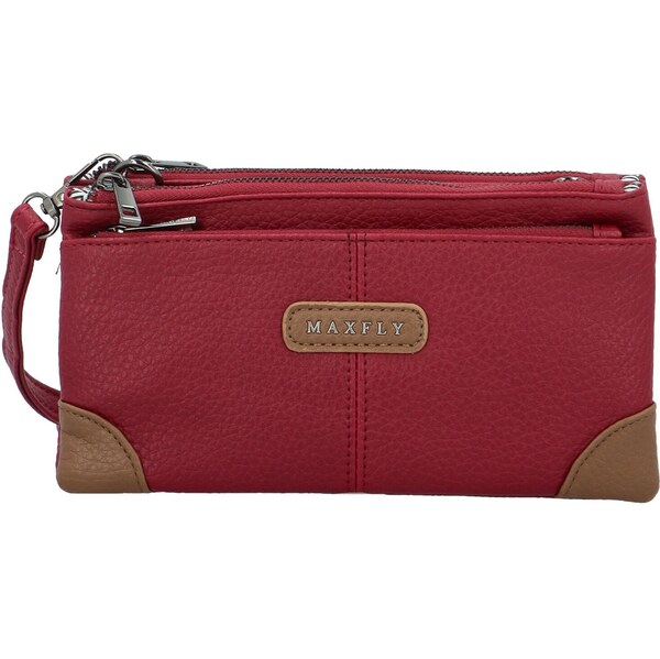 Dámska crossbody kabelka tmavočervená - MaxFly Kandes červená 61635592