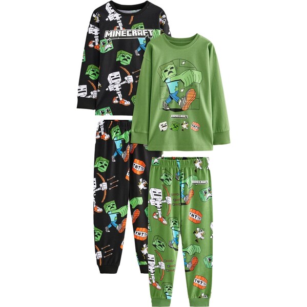 Next Pyžamo zelená / zmiešané farby / čierna 61963928