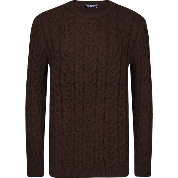 Jimmy Sanders Sveter čokoládová 61944541