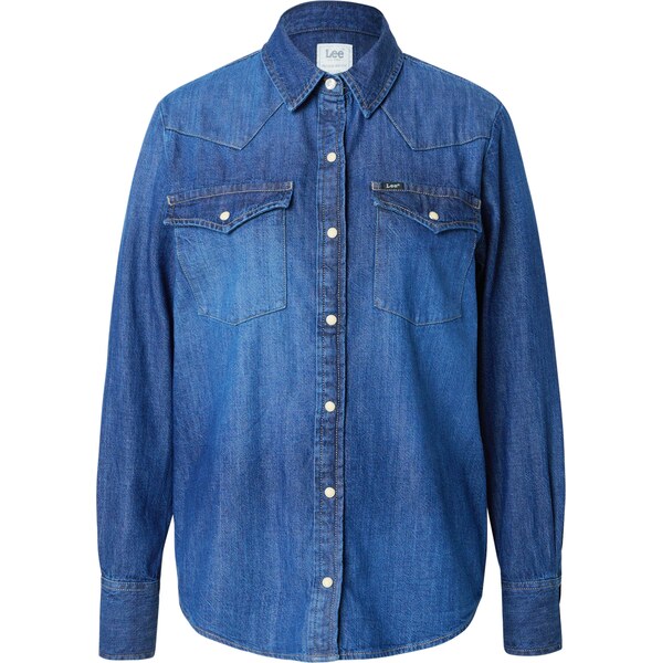 Lee Blúzka REGULAR WESTERN SHIRT modrá denim 61642371