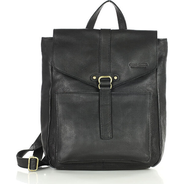 MARCO MAZZINI Čierny kožený batoh (vs30a) 47338642