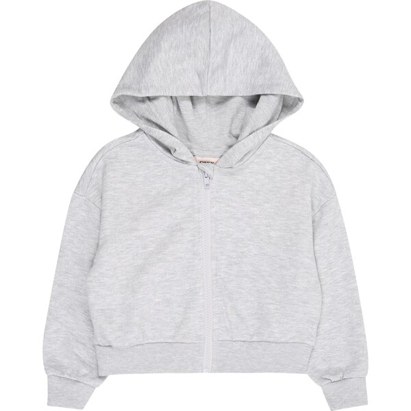 ONLY GIRLS Tepláková bunda KOGFave svetlosivá 61725740