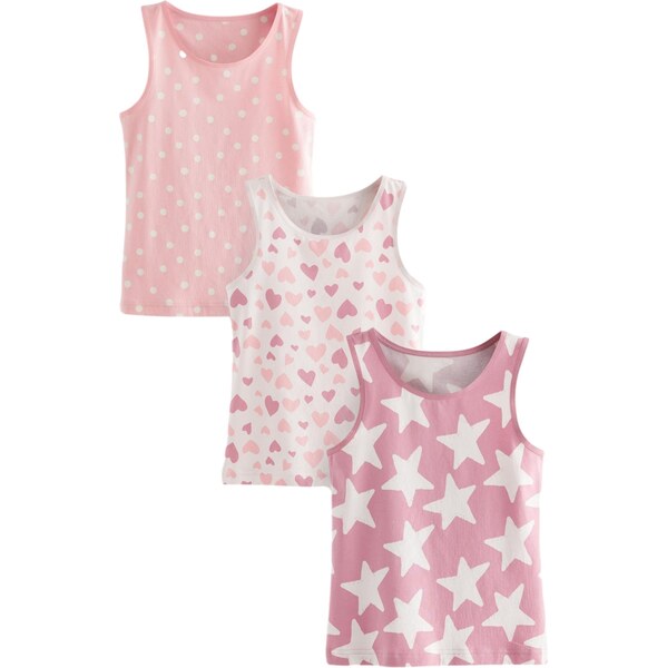 Next Top s ružovými fľakmi / biela 62203707