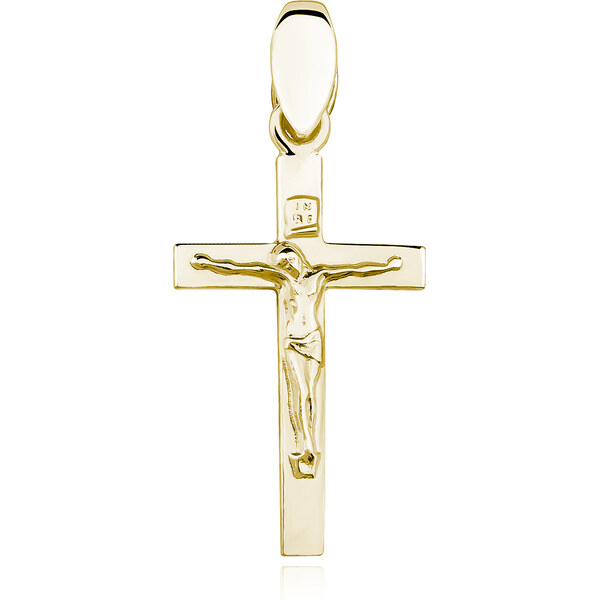 Olivie Strieborný prívesok ZLATÝ KRÍŽIK - JEŽÍŠ 3648 16605117