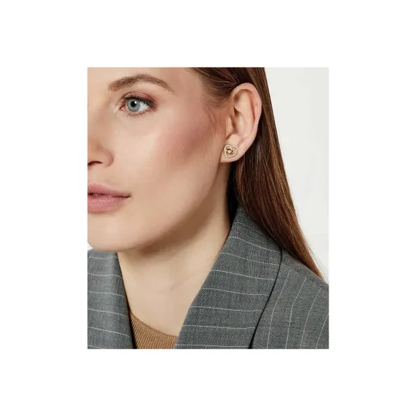 Coach Náušnice Pave Heart 61202181