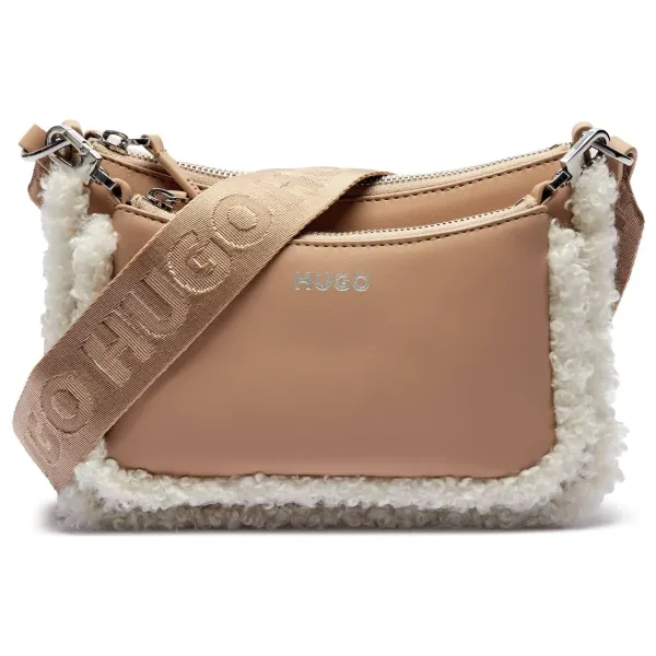HUGO Crossbody kabelka + príručná taštička Bel Multi | shearling 60896350