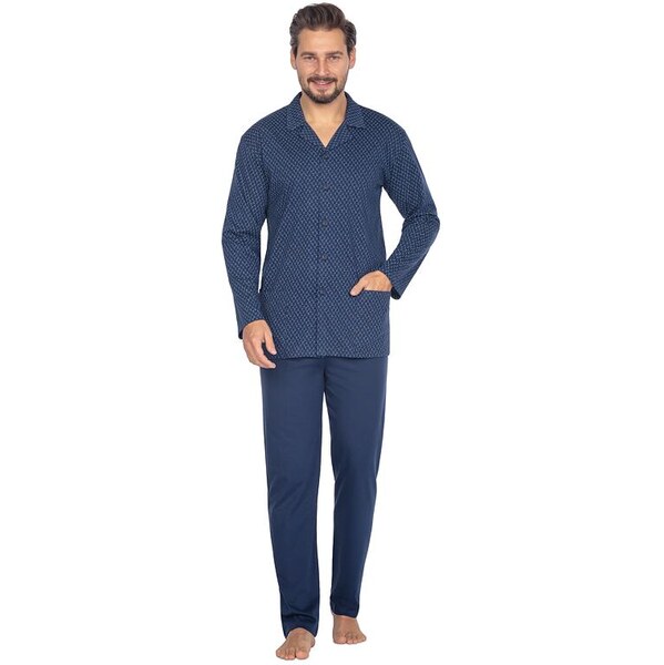 Regina Pánske pyžamo Felix tmavomodré 59091959